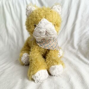 Bunnies By The Bay Yellow Alley Cat Kitten Bandana Together At Last Stuffed Toy